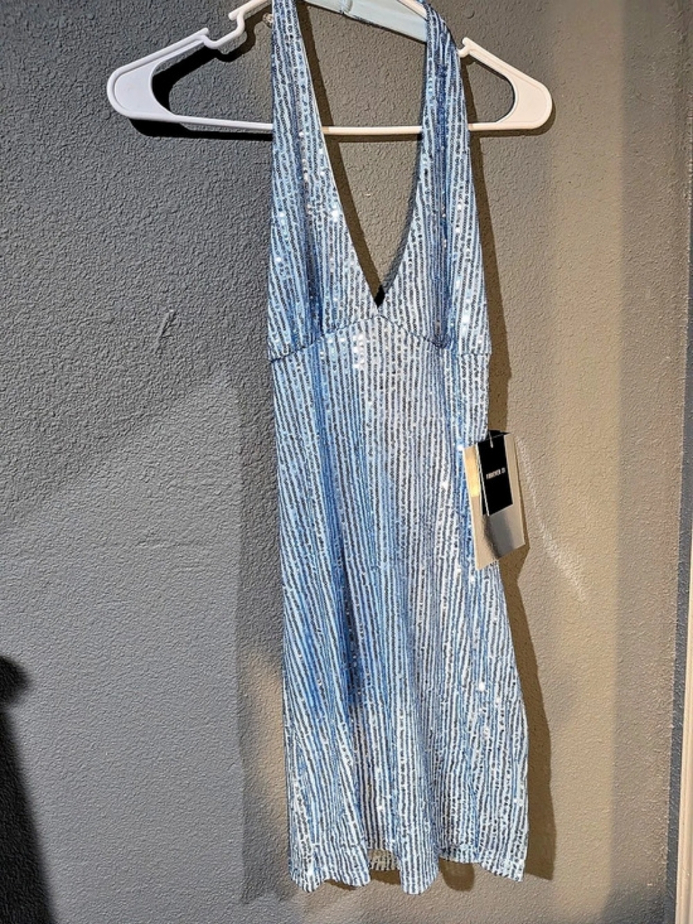 Forever 21  Mini Dress Light Blue